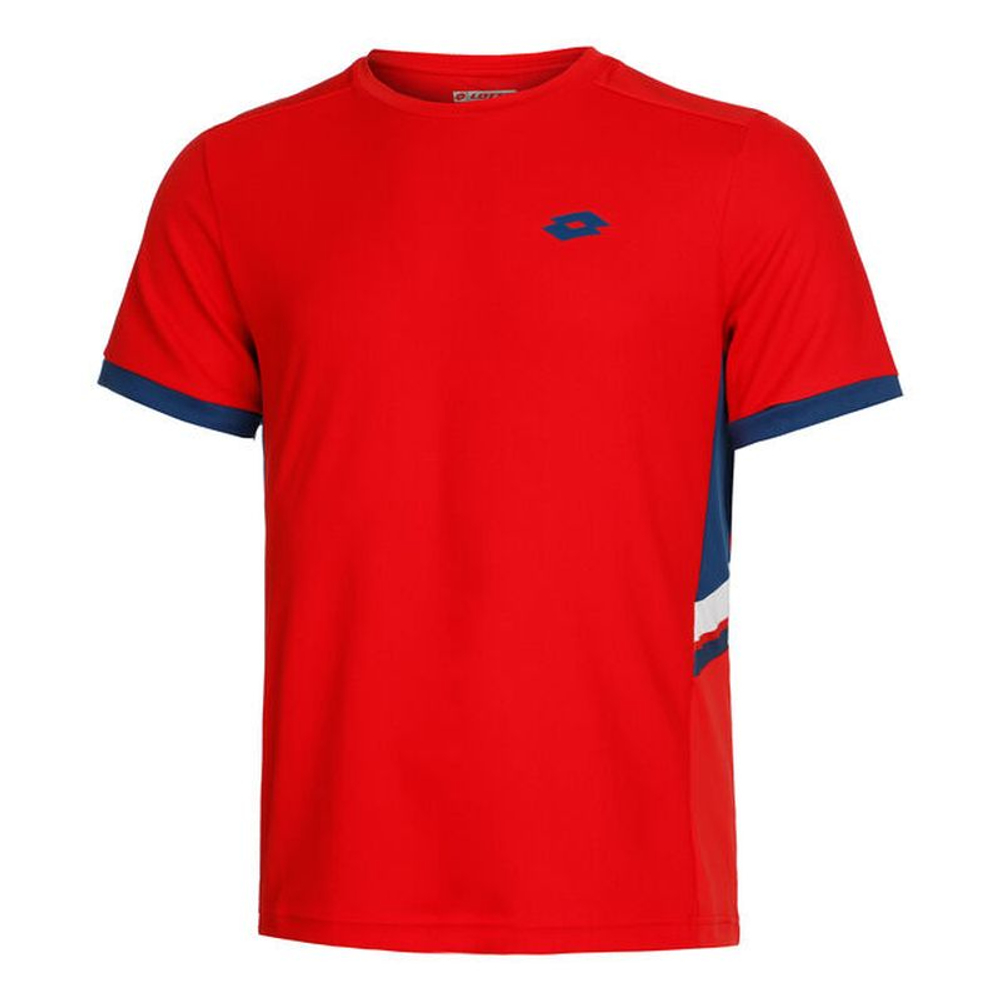 Детская футболка Lotto Squadra B III — flame red