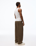Мужские брюки super baggy fit с льном - BERSHKA