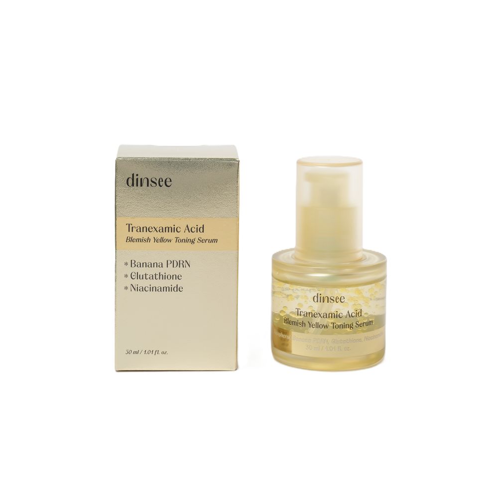 Сыворотка с транексамовой кислотой для ровного тона кожи Dinsee Premium Vegan Tranexamic Acid Blemish Yellow Toning Serum