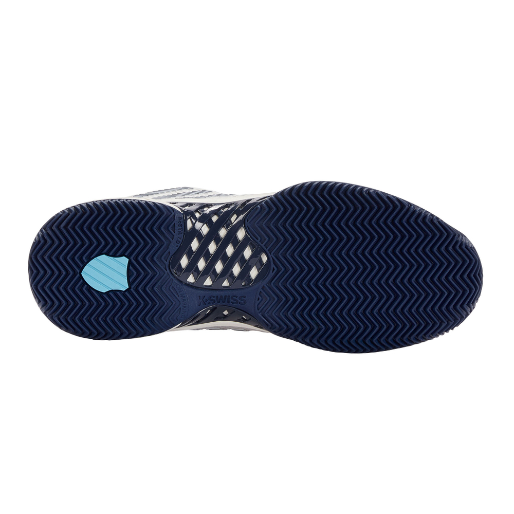 Мужские теннисные кроссовки K-Swiss Hypercourt Express 2 Clay Court Shoe Men - White, Dark Blue