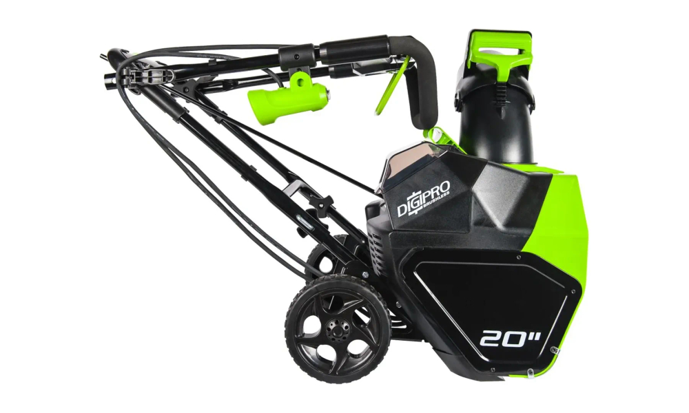 Снегоуборщик аккумуляторный Greenworks GD40STK5, 40V, 51 см, бесщеточный, с 1хАКБ 5 А.ч и быстрым ЗУ