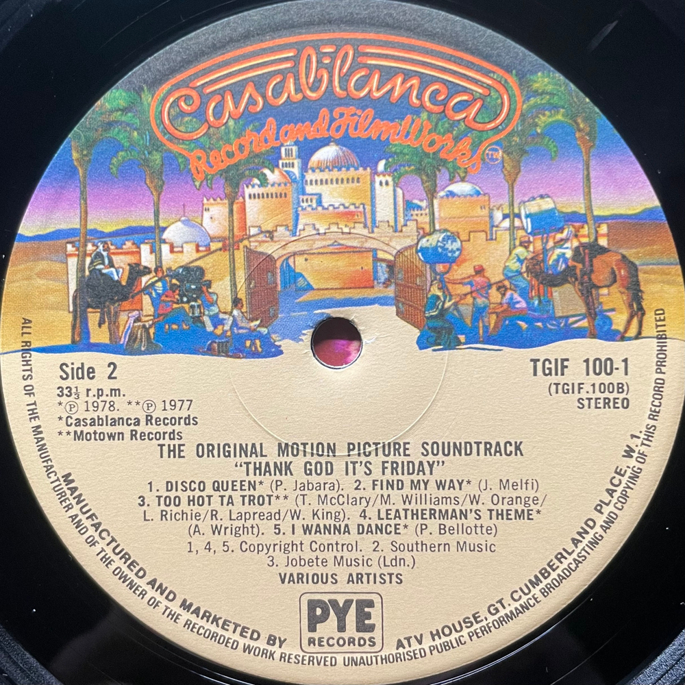 Thank God It's Friday 3LP (Англия 1978г.)