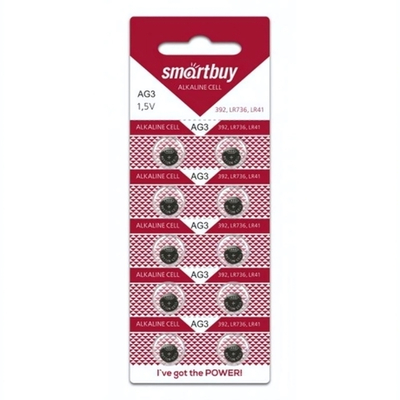 Элемент питания Smartbuy AG3 ВL/10 (комплект 10 шт)