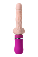 Реалистичный вибратор Ailighter Telescopic Lover - 27,1 см. (Цвет: телесный)