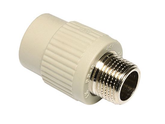 Муфта комбинированная Ekoplastik Wavin 25х3/4" НР с наружной резьбой полипропиленовая