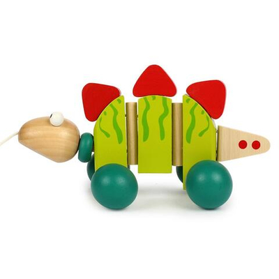Деревянная игрушка Каталка Динозаврик 85181 (ЛС)
