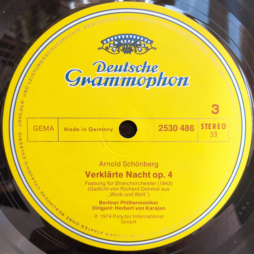 Herbert von Karajan / Schonberg - Berg - Webern (4LP)