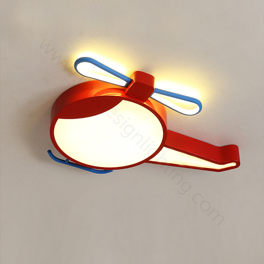 Ceiling design lamp Copter  (Red)