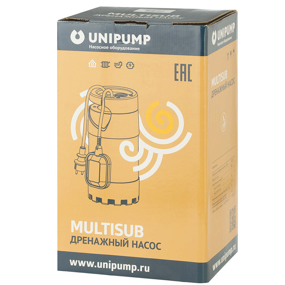 Насос дренажный UNIPUMP MULTISUB 1000