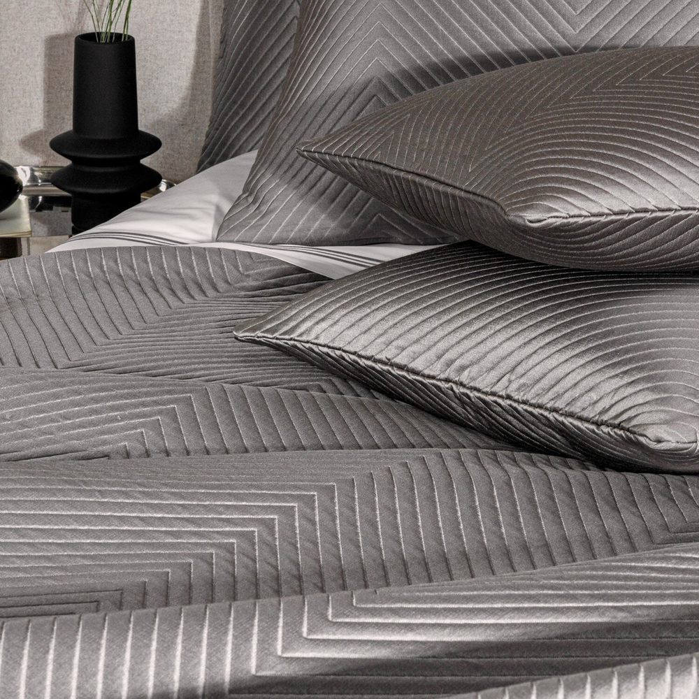 Покрывало Luxury Herringbone Slate Grey (270 x 260 см)