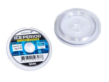 Леска монофильная зимняя Salmo ICE PERIOD FLUORO COATED 30 м, 0,10 мм