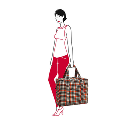 Сумка складная mini maxi touringbag glencheck red