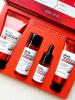 Набор по уходу за проблемной кожей с муцином улитки Some By Mi Snail Truecica Miracle Repair Starter Kit (Тонер 30мл , Сыворотка 10 мл, Крем 20 мл, Пенка 30ml).