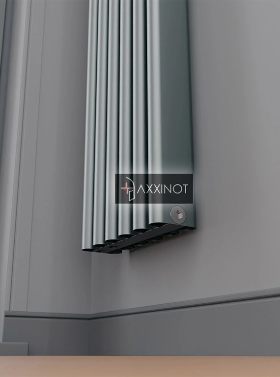 Axxinot Bramer V 2500 - вертикальный алюминиевый радиатор высотой 2530 мм