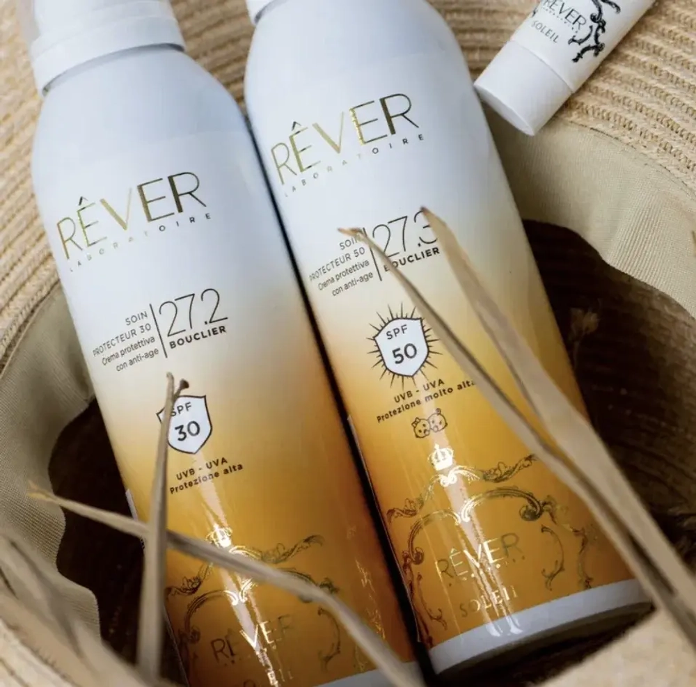 27.2 Rever Солнцезащитный крем-спрей SPF 30-Soin Protecteur 30 Crema protettiva con anti-age,150 мл