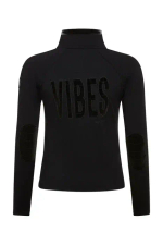 KELLY толстовка женская K25S-52 LUNA VIBES цвет черный, 50