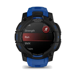 Умные часы Garmin Instinct 3, 45mm, Amoled Black with Bolt Blue/Black (010-02936-03)