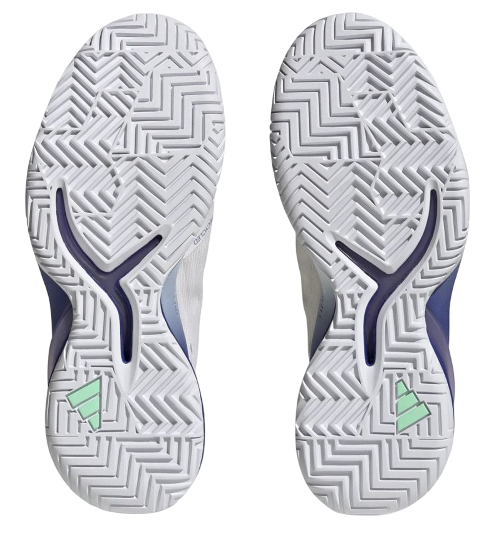 Женские Кроссовки теннисные Adidas Adizero Cybersonic W - cloud white/blue fusion/pulse mint