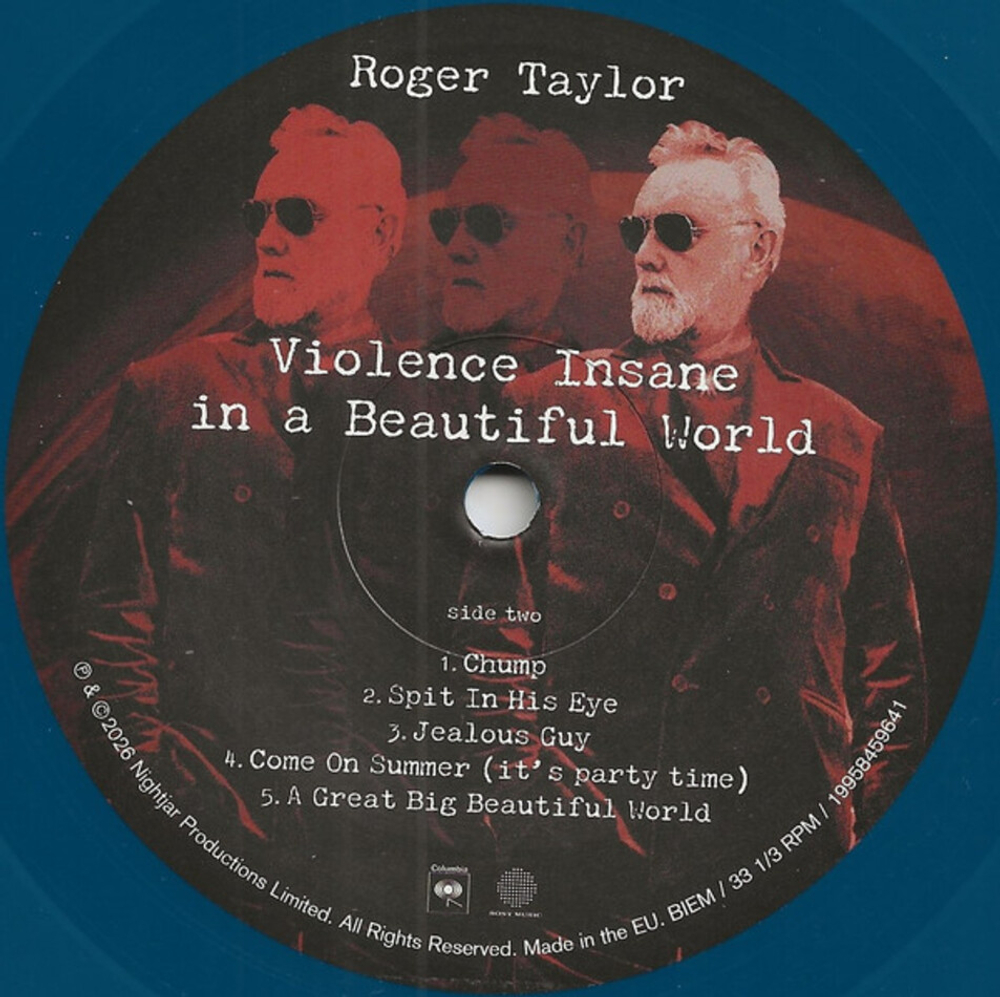 Roger Taylor / Violence Insane In A Beautiful World (Limited Edition)(Coloured Vinyl)(LP)