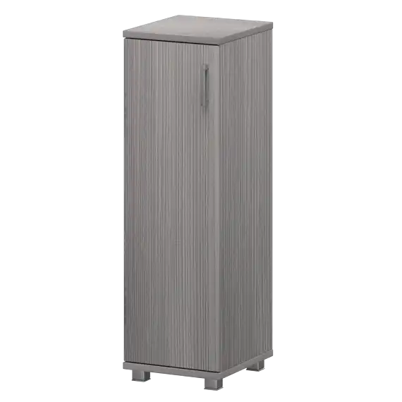 Стеллаж низкий узкий закрытый "НТ-440;НТ-601" 400x445x1280 Аргентум