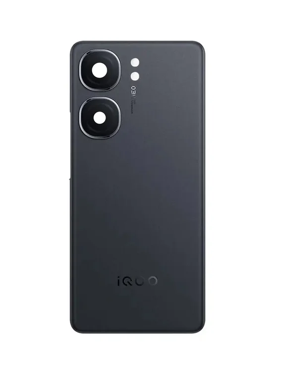 Задняя крышка для Iqoo Neo 9S Pro Plus 5G (Black) со стеклом камеры