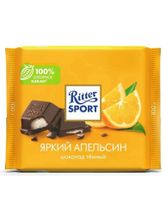 Шоколад тёмный Ritter Sport Яркий апельсин 100 г