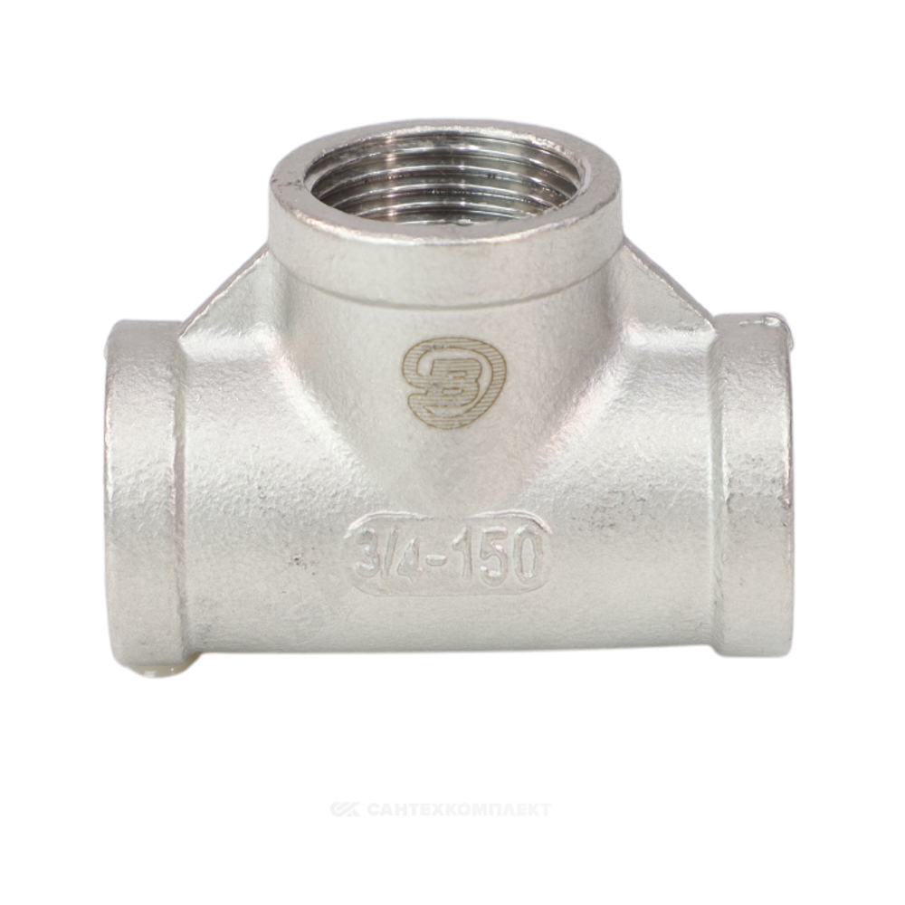 Тройник сталь нерж Ду 40 (1 1/2") ВР Benarmo