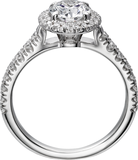 Помолвочное кольцо Cartier Destinee solitaire с круглым бриллиантом