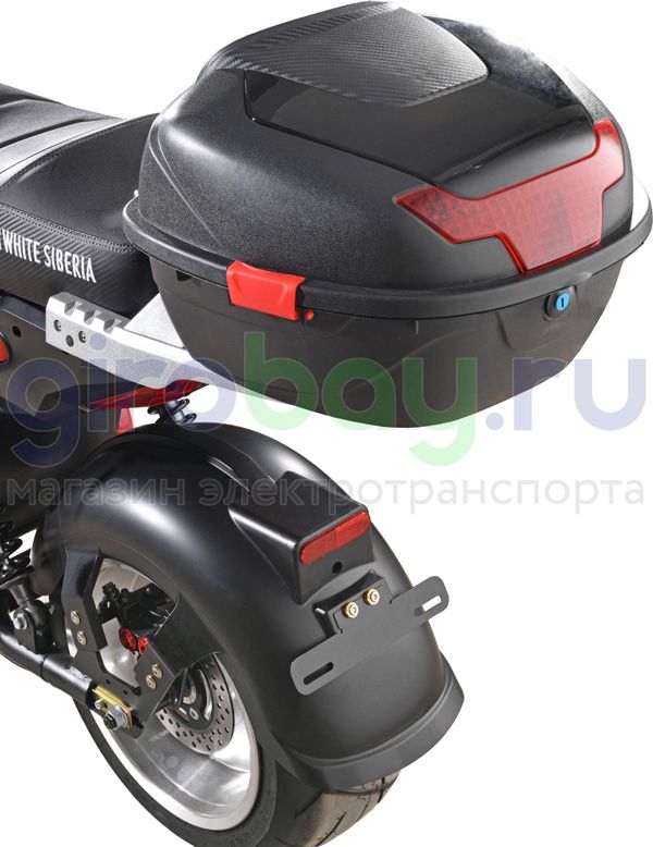 Электроскутер WHITE SIBERIA PRO BLACK EDITION 5000W (60V/40Ah)