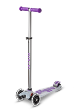 Самокат Maxi Micro Deluxe Flux LED Сиреневый дисконт
