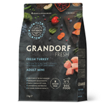 Сухой корм GRANDORF FRESH для собак мелких пород Свежее мясо индейки с бататом