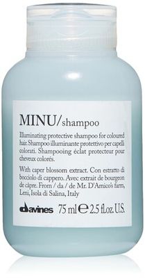 Защитный шампунь для сохранения косметического цвета волос DAVINES MINU Shampoo 75 мл