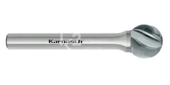 Борфреза твердосплавная Karnasch форма D, 2х1,8х3х38 мм, насечка HP-7 по алюминию, без покрытия, арт. 11.3035-020