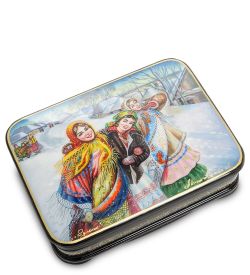 ШК-55/ 81 Шкатулка «Гуляние» Лидяева Л.