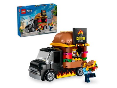 Конструктор Лего Сити Бургерная на колёсах | LEGO City Burger Truck 60404 — набор для детей 194 детали (5+)