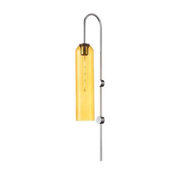 Светильник настенный 1*E27 SL1145.191.01 хром/янтарный Callana ST-Luce