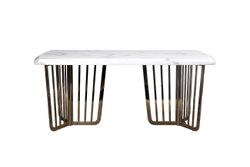 Стол обеденный 180x90x76.2см Garda Decor Pearl White