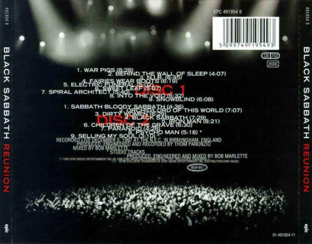 Black Sabbath / Reunion (2CD)