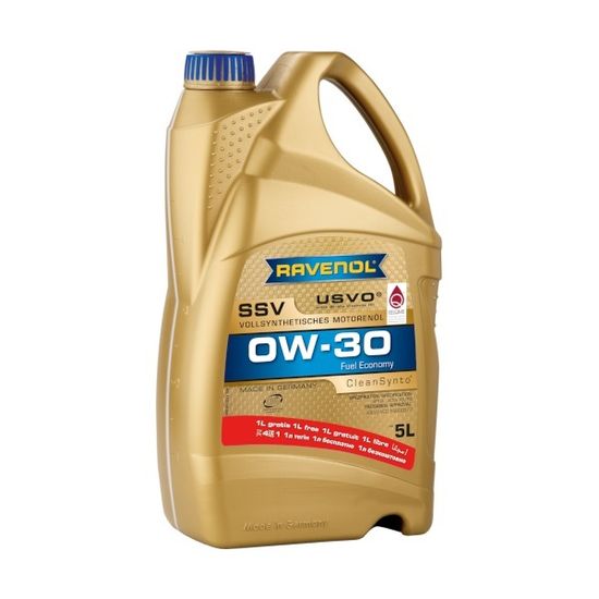 SSV 0W-30 RAVENOL Моторное масло Акция 4+1=5