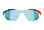 Спортивные очки 720armour Analog Pro / Matte Dark Grey Blue / Matte Neon Red Orange / Matte White Gasket / Smoke Full Blue White Lens