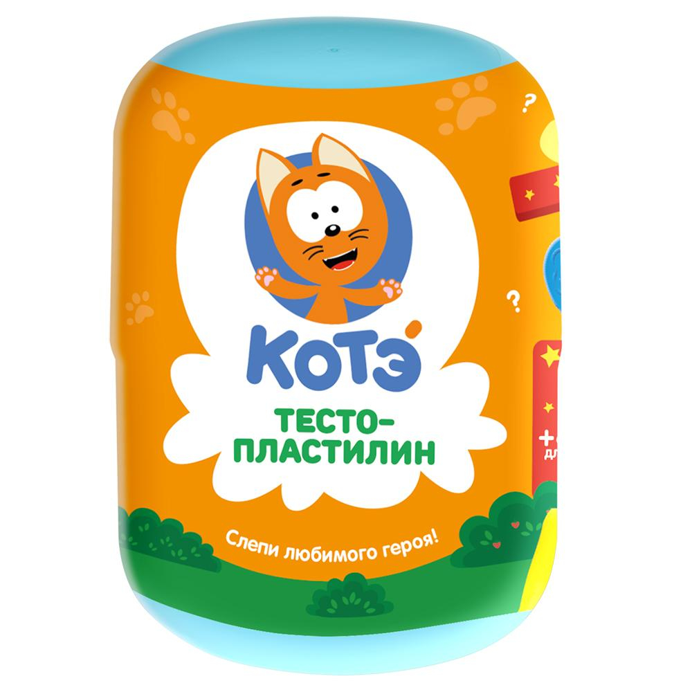 Тесто-пластилин 3 цвета "Котенок Котэ" (Genio Kids-art)