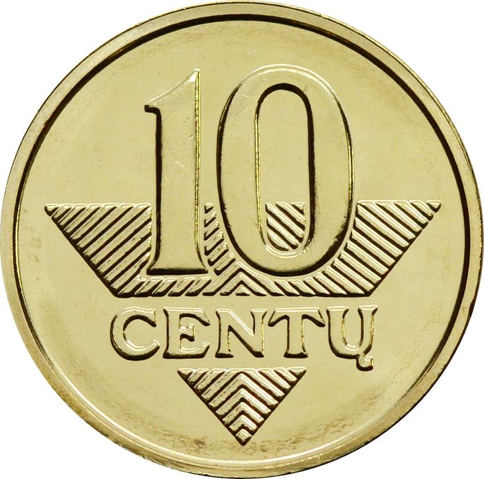 10 центов 2010 Литва