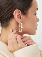 СЕРЬГИ "STATEMENT 2 IN 1"