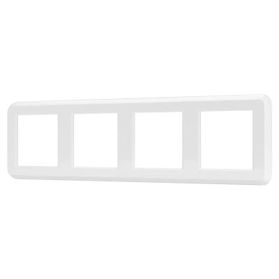 Рамка пластиковая FRM-VERSA-PL-4-WH (Arlight, -)