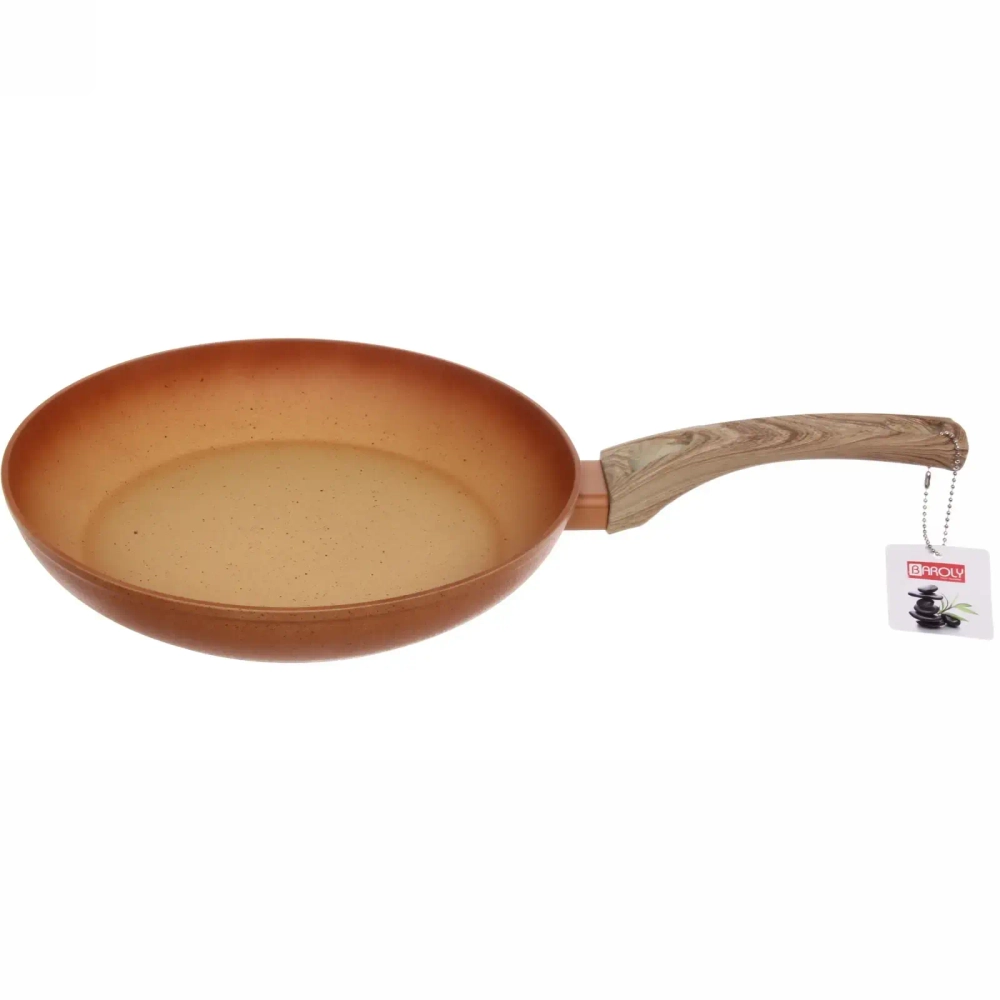 Сковорода «BAROLY» Terracotta 28см индукционная с антипригарным покрытием, бакелитовая ручка