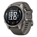 Garmin Fenix 9 — 43 мм AMOLED Titanium Fog Gray