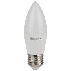 Лампа светодиодная Kodak LED B35-11W-840-E27 K 11Вт свеча нейтральный белый свет Е27 | Лампы cветодиодные Свеча (B/C)