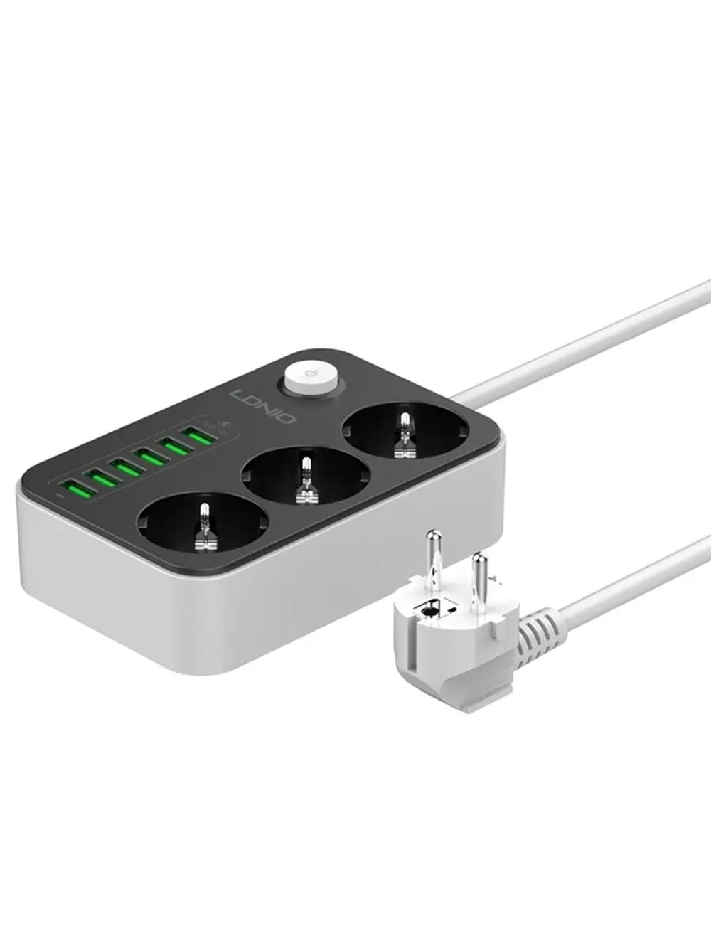Удлинитель сетевой фильтр с  6 USB
