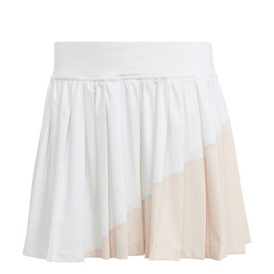 Женская Юбка теннисная Adidas Clubhouse Tennis Classic Premium Skirt - white/wonder quartz