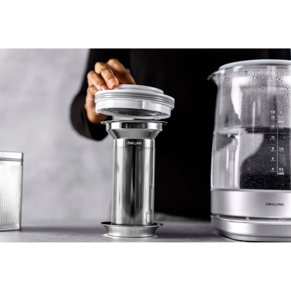 Zwilling Электрический чайник Enfinigy 1,7 л со вставкой для чая белый EAN 4009839542688
